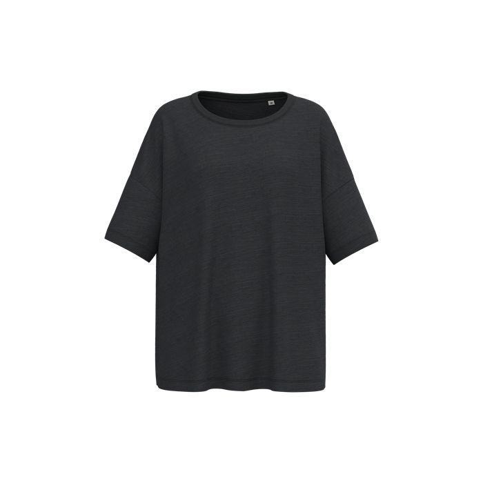  T-shirt écoresponsable slub oversize femme
