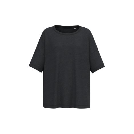 T-shirt écoresponsable slub oversize femme