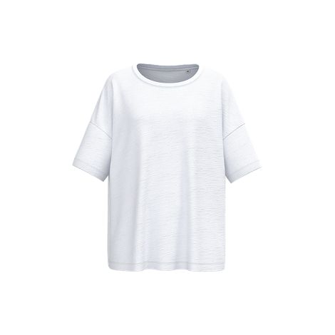 T-shirt écoresponsable slub oversize femme