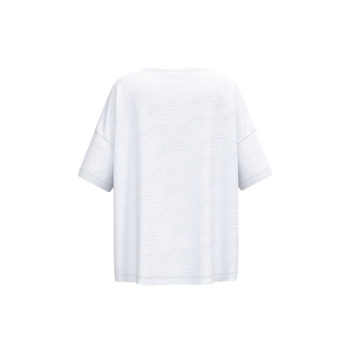  T-shirt écoresponsable slub oversize femme