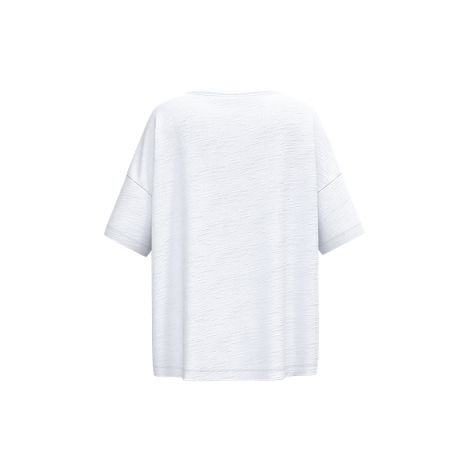 T-shirt écoresponsable slub oversize femme