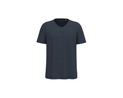 T-shirt écoresponsable col slub à épaules tombantes homme