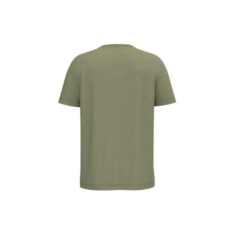 T-shirt écoresponsable col slub à épaules tombantes homme