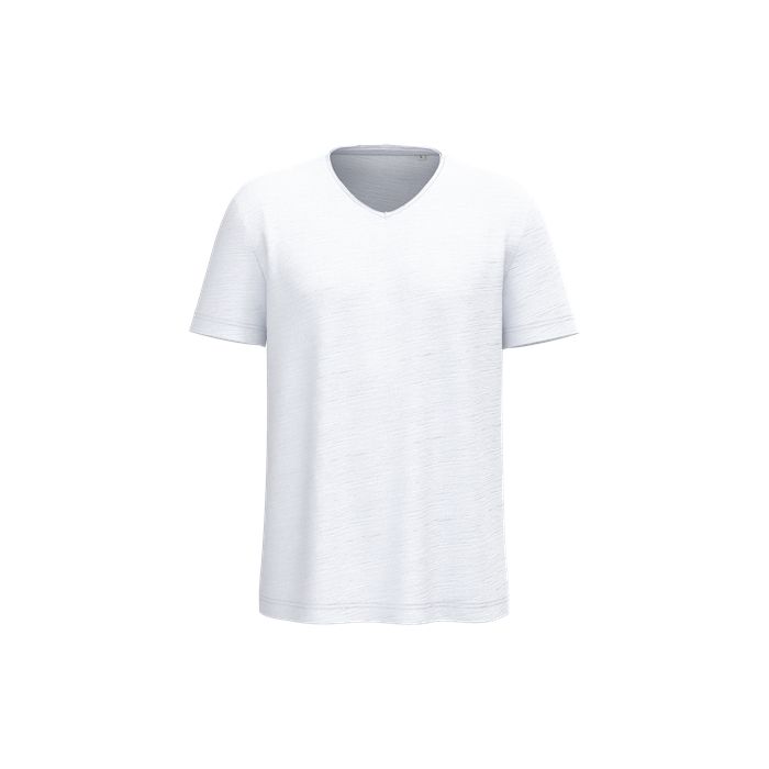  T-shirt écoresponsable col slub à épaules tombantes homme