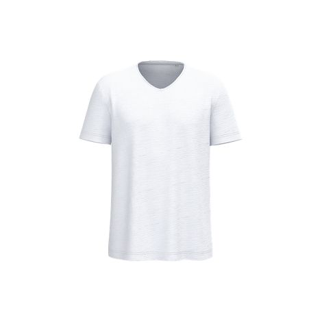 T-shirt écoresponsable col slub à épaules tombantes homme