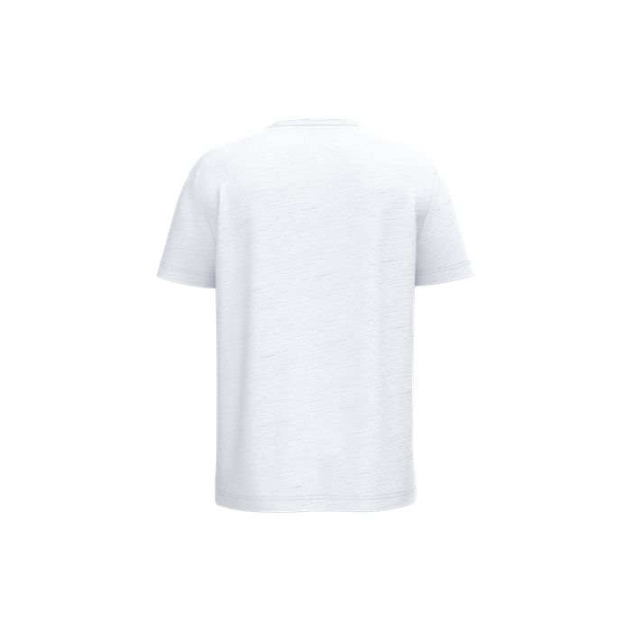  T-shirt écoresponsable col slub à épaules tombantes homme
