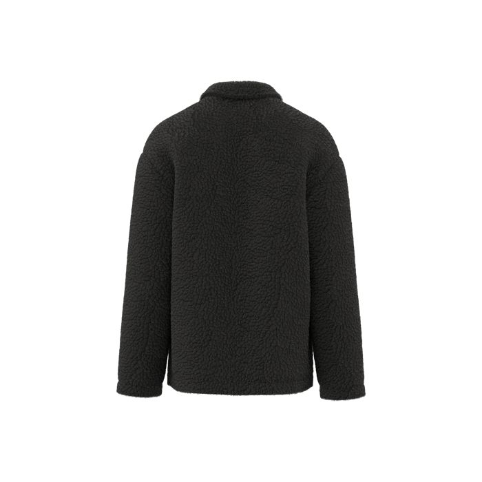  Surchemise à épaules tombantes en sherpa unisexe