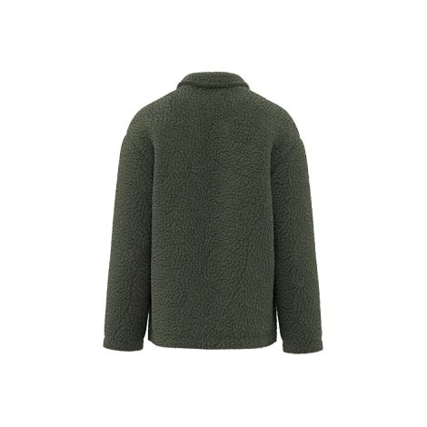  Surchemise à épaules tombantes en sherpa unisexe