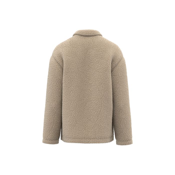  Surchemise à épaules tombantes en sherpa unisexe