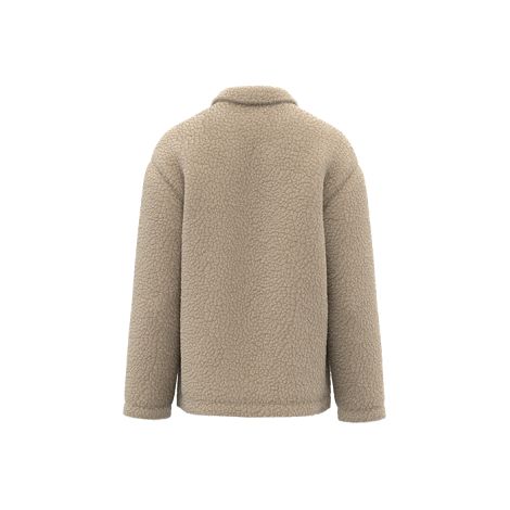  Surchemise à épaules tombantes en sherpa unisexe