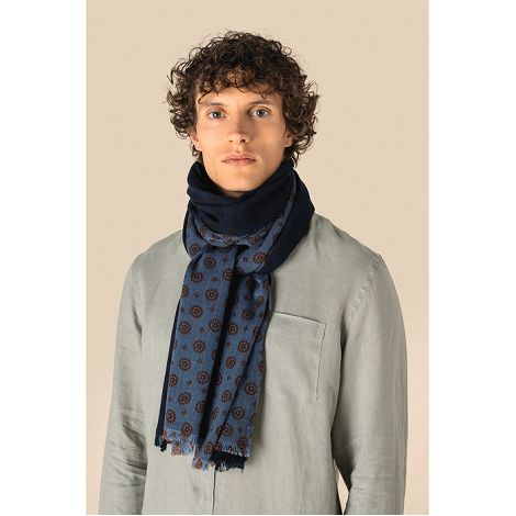 Chèche à motifs floraux unisexe