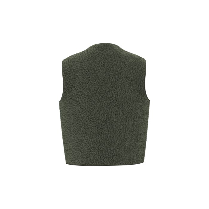  Veste sans manches en sherpa femme