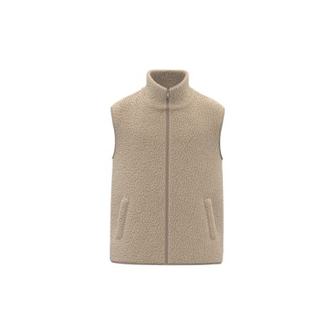  Veste sans manches en sherpa homme