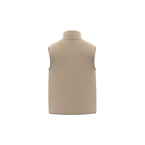  Veste sans manches en sherpa homme