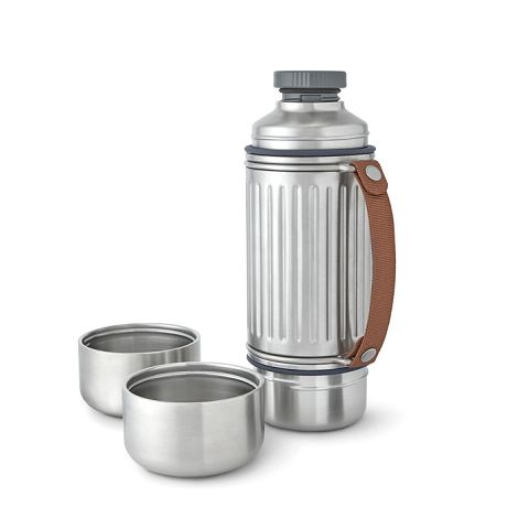 Gourde Explorer Duo 1L Black+Blum