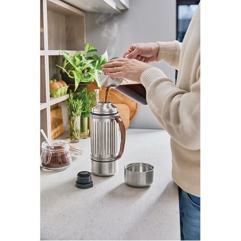Gourde Explorer Duo 1L Black+Blum