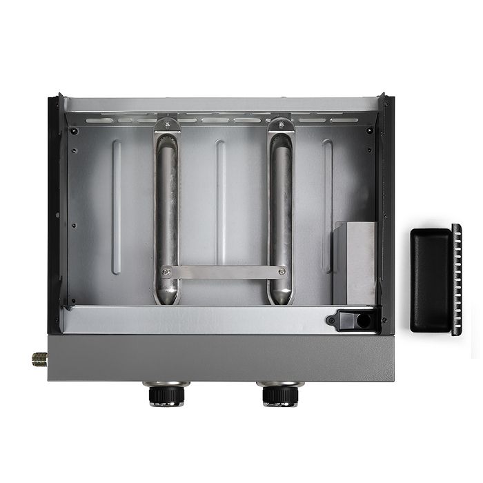  Plancha gaz 2 brûleurs - Argent
