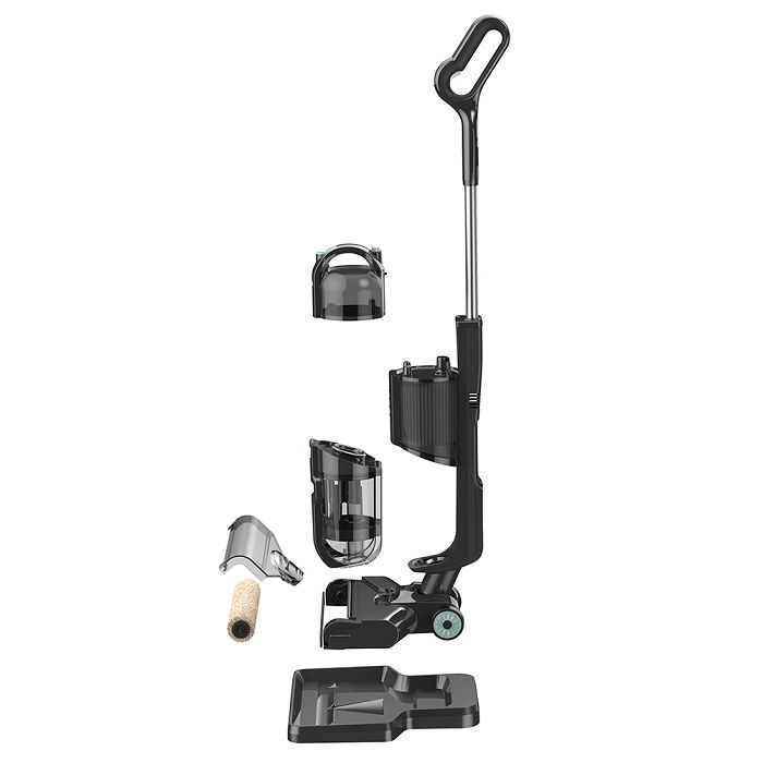  CLEAN'UP PRO Aspirateur balai laveur sans fil - Gris