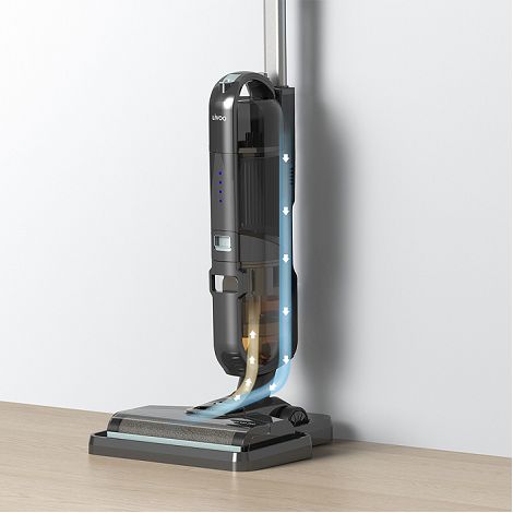  CLEAN'UP PRO Aspirateur balai laveur sans fil - Gris
