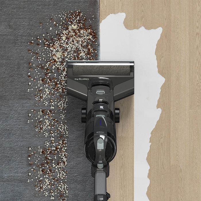  CLEAN'UP PRO Aspirateur balai laveur sans fil - Gris