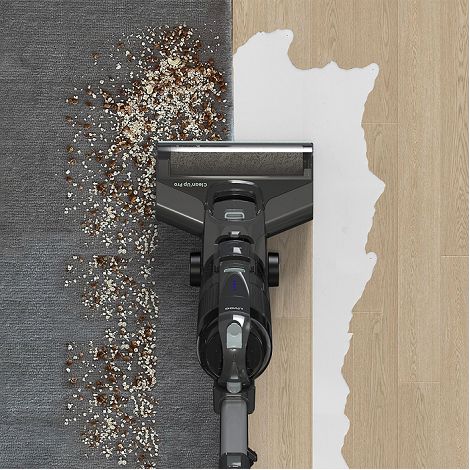  CLEAN'UP PRO Aspirateur balai laveur sans fil - Gris