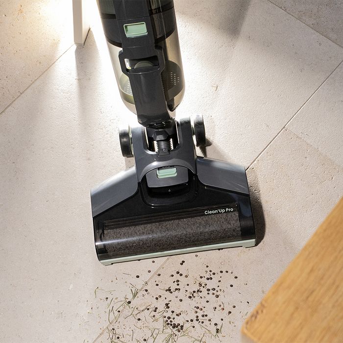  CLEAN'UP PRO Aspirateur balai laveur sans fil - Gris
