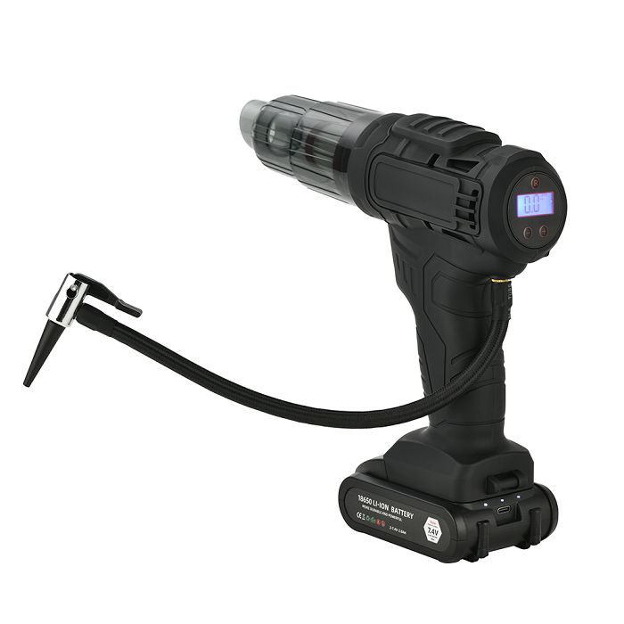 Aspirateur et gonfleur 4 en 1 - Noir