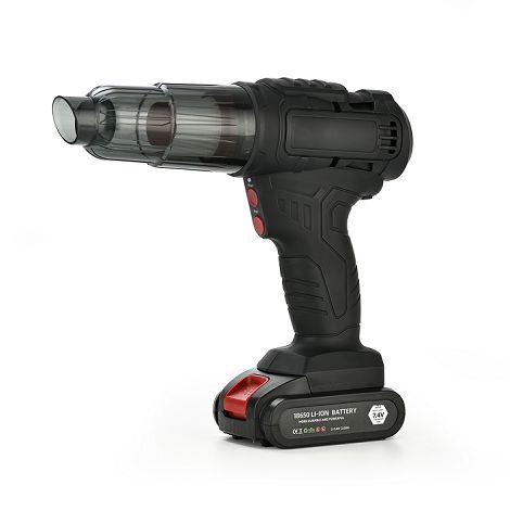 Aspirateur et gonfleur 4 en 1 - Noir