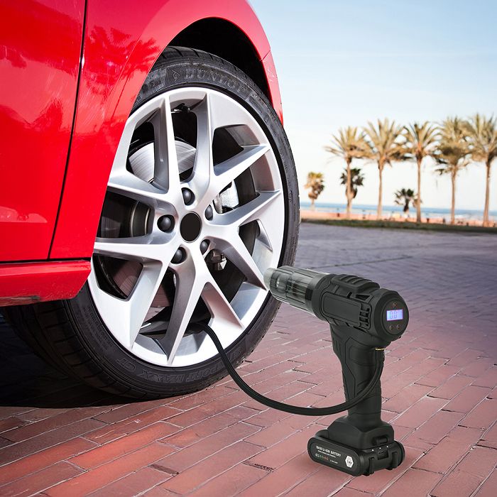  Aspirateur et gonfleur 4 en 1 - Noir