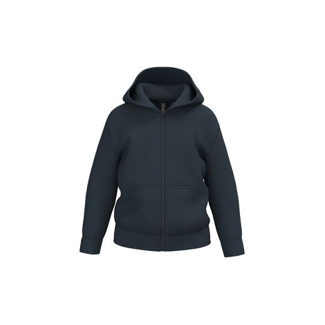  Sweat-shirt recyclé zippé à capuche enfant