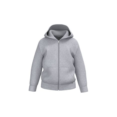  Sweat-shirt recyclé zippé à capuche enfant
