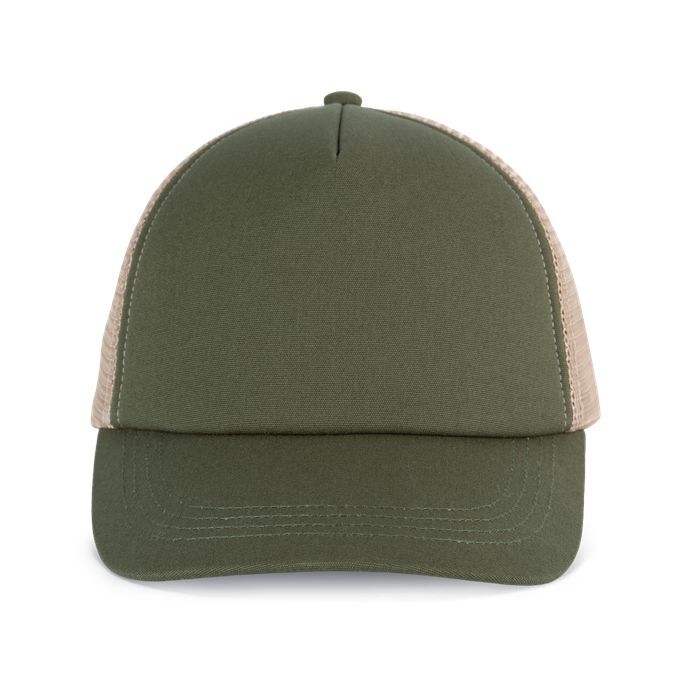  Casquette trucker 5 panneaux en coton canvas - K-up Gold Label