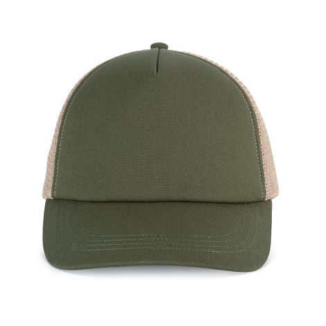  Casquette trucker 5 panneaux en coton canvas - K-up Gold Label