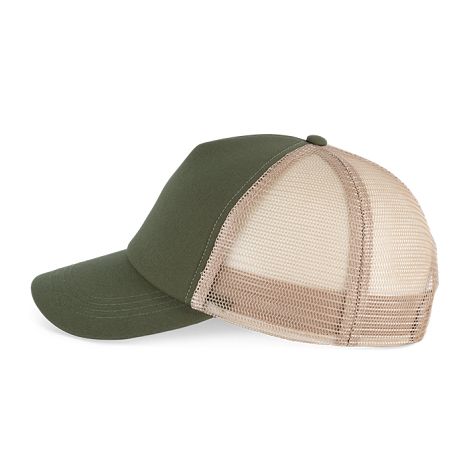 Casquette trucker 5 panneaux en coton canvas - K-up Gold Label