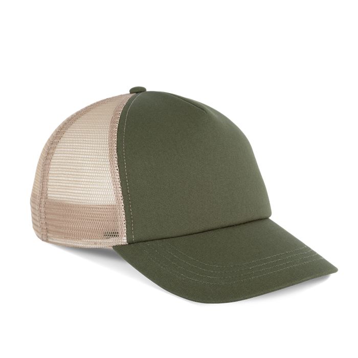 Casquette trucker 5 panneaux en coton canvas - K-up Gold Label