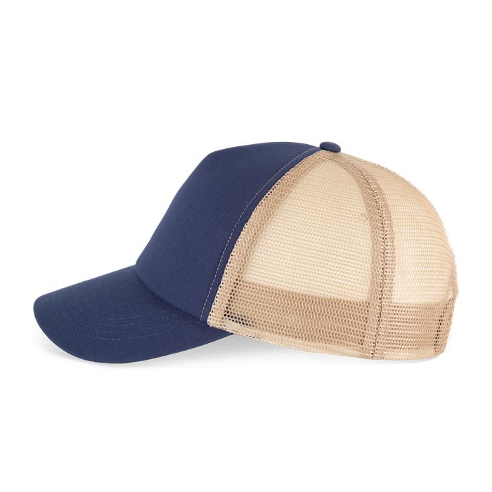  Casquette trucker 5 panneaux en coton canvas - K-up Gold Label