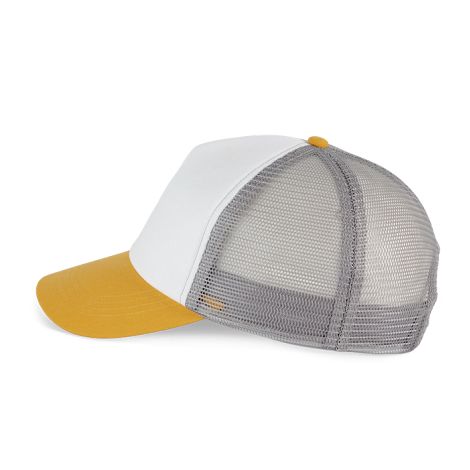  Casquette trucker 5 panneaux en coton canvas - K-up Gold Label