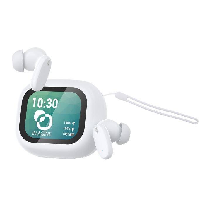  SOREI - ECOUTEURS AVEC ECRAN TACTILE ANC + ENC - BLANC - IMPORT U