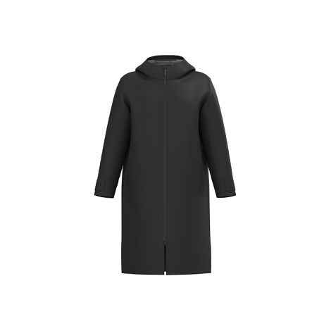 Parka longue doublée sherpa unisexe