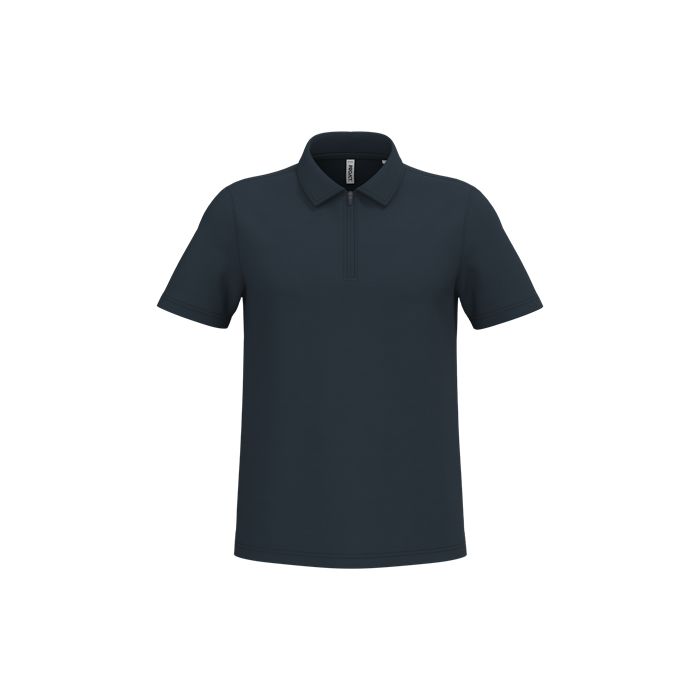  Polo de sport col 1/4 zip homme