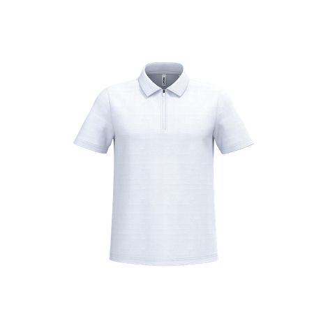  Polo de sport col 1/4 zip homme