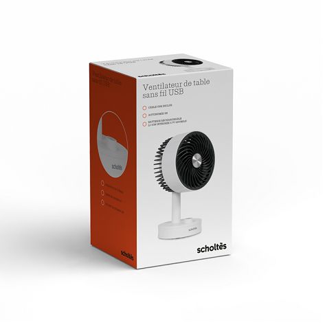  Ventilateur de table sans fil USB