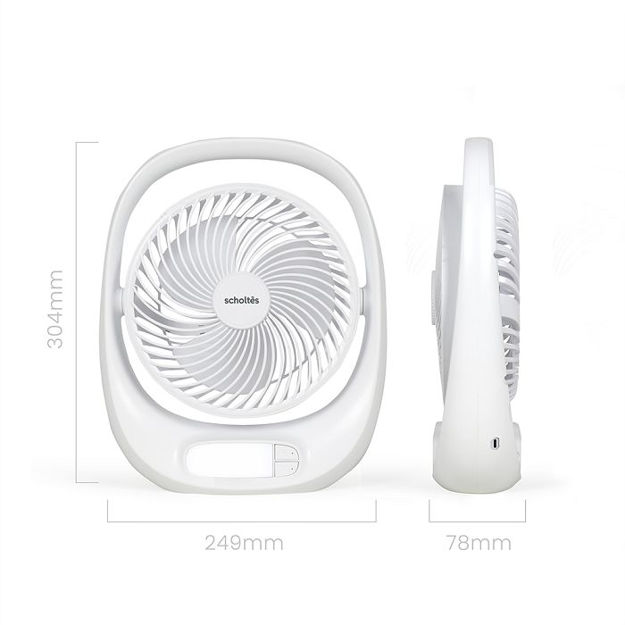  Ventilateur rechargeable avec lumière