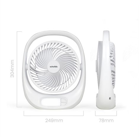  Ventilateur rechargeable avec lumière