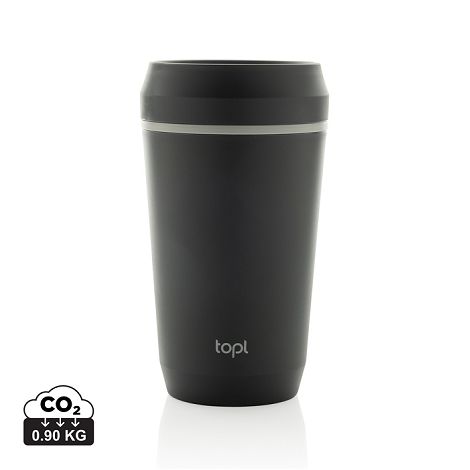  Mug 354 ml avec couvercle 360 en plastique recyclé Topl