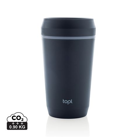  Mug 354 ml avec couvercle 360 en plastique recyclé Topl
