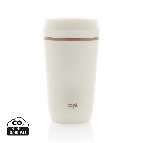  Mug 354 ml avec couvercle 360 en plastique recyclé Topl