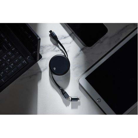  Câble rétractable 240W 2-en-1  en aluminium RCS Terra