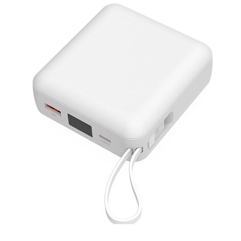  PAKA - BATTERIE DE SECOURS CABLEE 22,5W CHARGE RAPIDE - BLANC