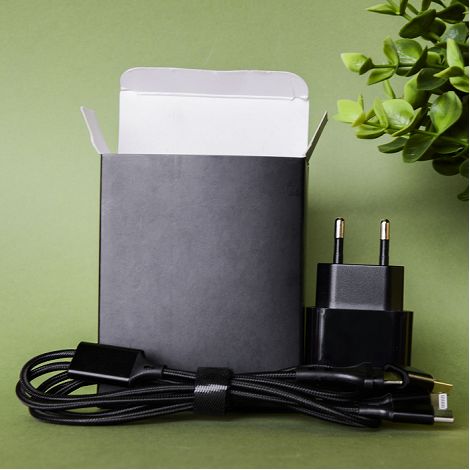  HAKO - KIT ESSENTIEL PRISE + CÂBLE NOIR